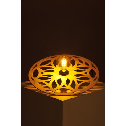 Candeeiro integrado FALCO 1xE27/60W/230V diâmetro 40 cm bege