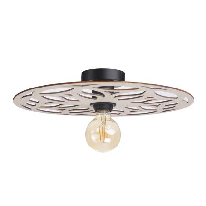 Candeeiro integrado FALCO 1xE27/60W/230V diâmetro 40 cm bege