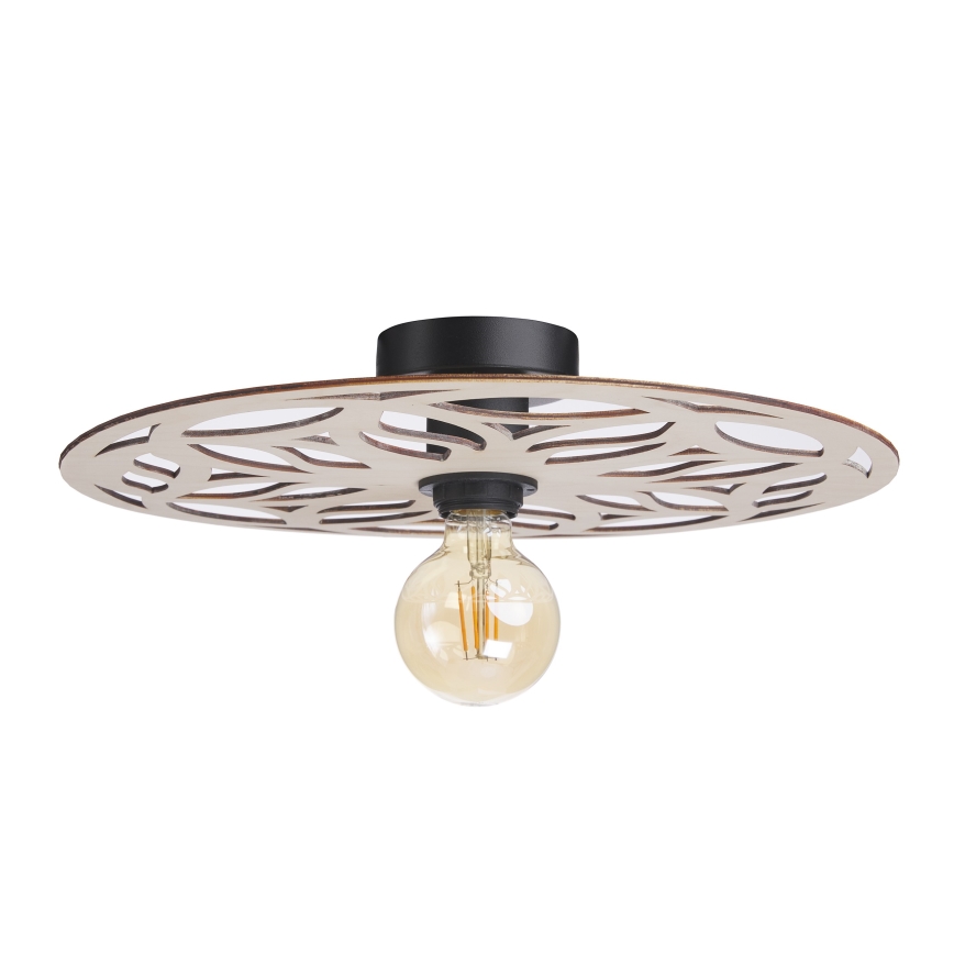 Candeeiro integrado FALCO 1xE27/60W/230V diâmetro 40 cm bege