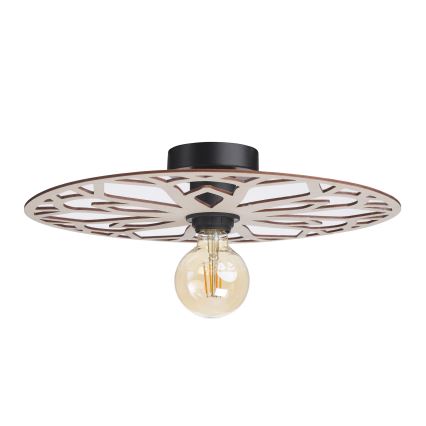 Candeeiro integrado FALCO 1xE27/60W/230V diâmetro 40 cm bege