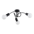 Candeeiro integrado FARTA 3xE27/15W/230V preto