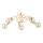 Candeeiro integrado FARTA 5xE27/15W/230V dourado