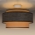 Candeeiro integrado GRACE 1xE27/60W/230V creme/castanho