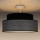 Candeeiro integrado GRACE 1xE27/60W/230V preto/cinzento