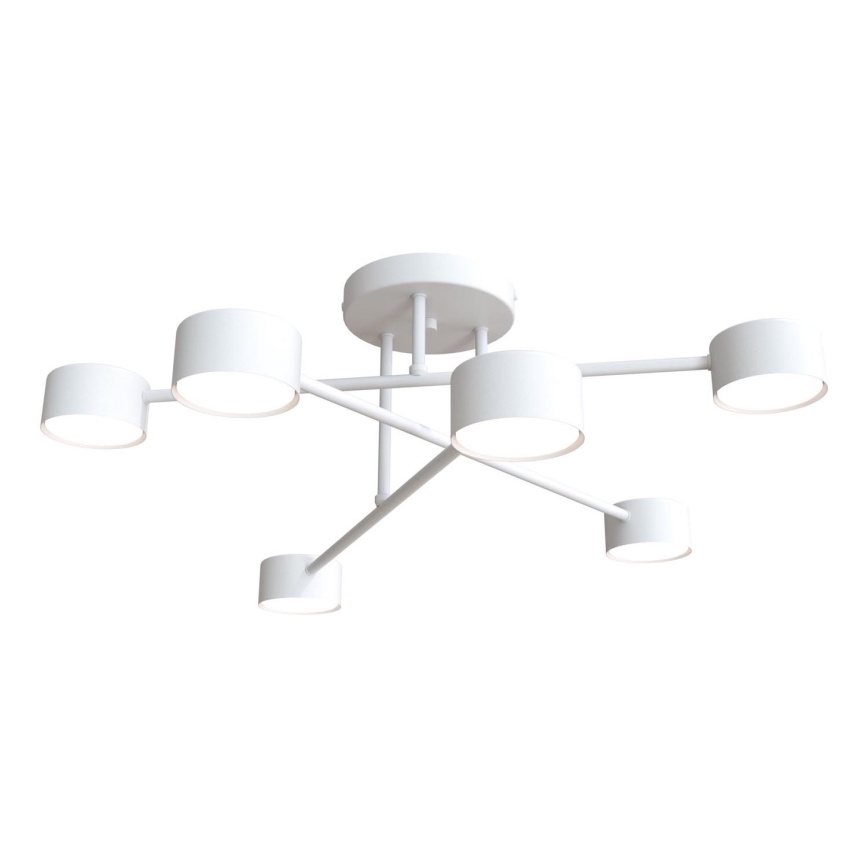 Candeeiro integrado HALO 6xGX53/8W/230V branco