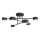 Candeeiro integrado HALO 6xGX53/8W/230V preto