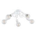 Candeeiro integrado INTER 5xE27/15W/230V branco