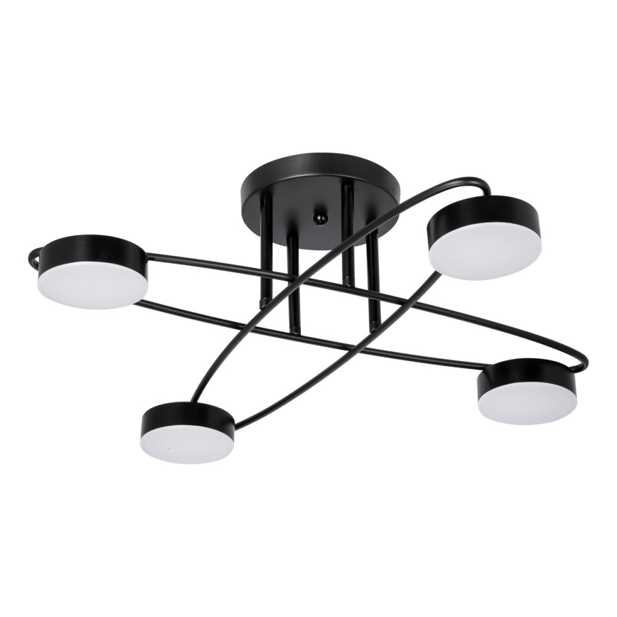 Candeeiro  integrado LED 4xLED/7W/230V preto