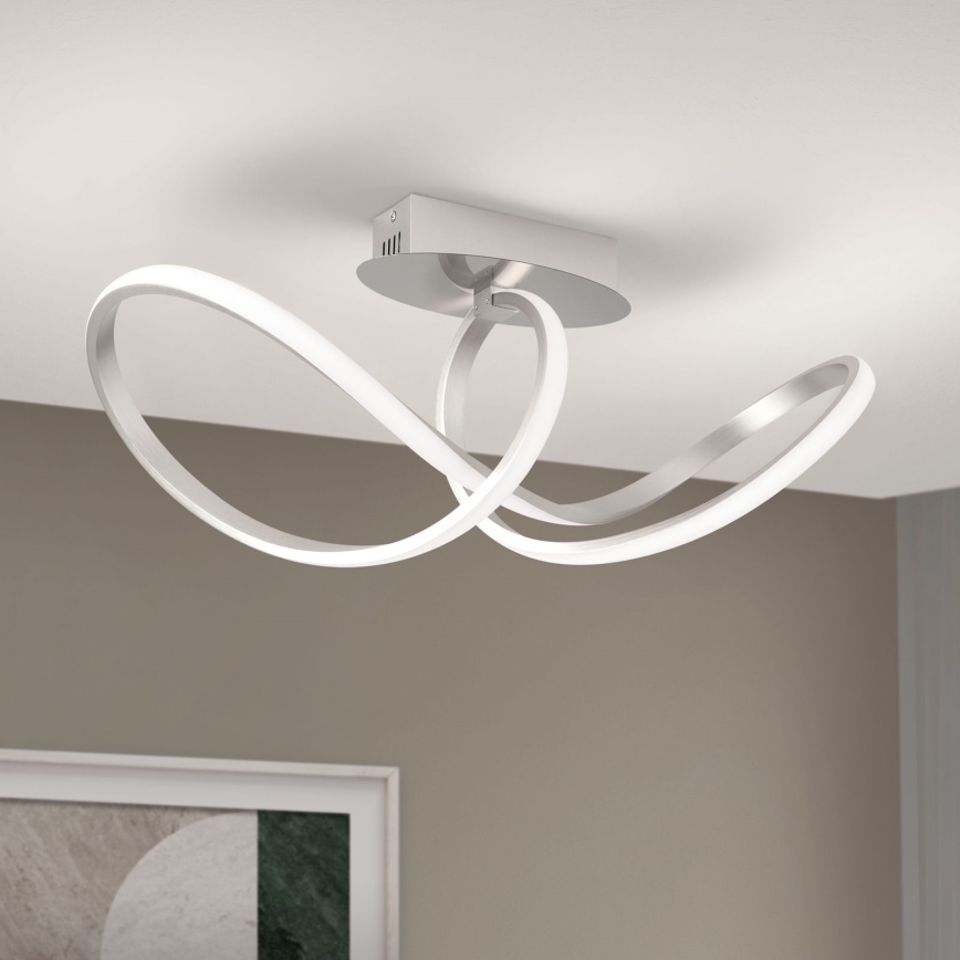 Candeeiro integrado LED com regulação CIRCUS LED/30W/230V cromado mate