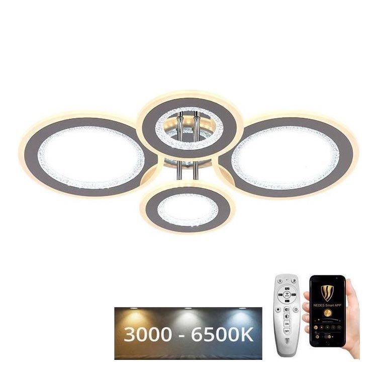 Candeeiro integrado LED com regulação LED/100W/230V 3000-6500K + comando