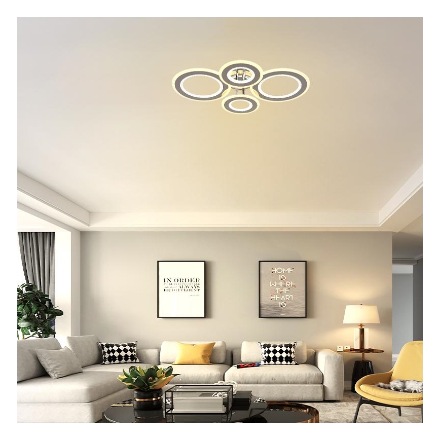 Candeeiro integrado LED com regulação LED/100W/230V 3000-6500K + comando