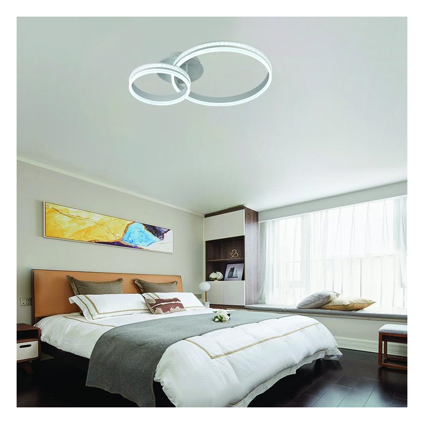Candeeiro integrado LED com regulação LED/110W/230V 3000-6500K + comando