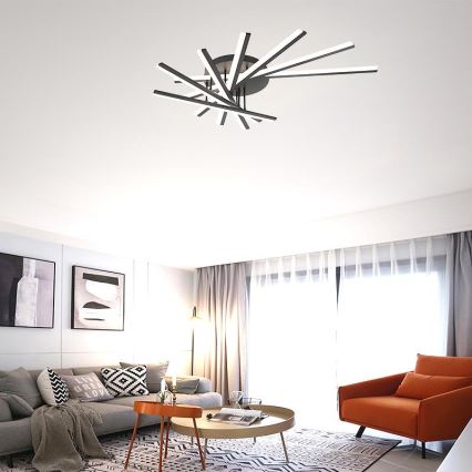 Candeeiro integrado LED com regulação LED/120W/230V 3000-6500K + comando