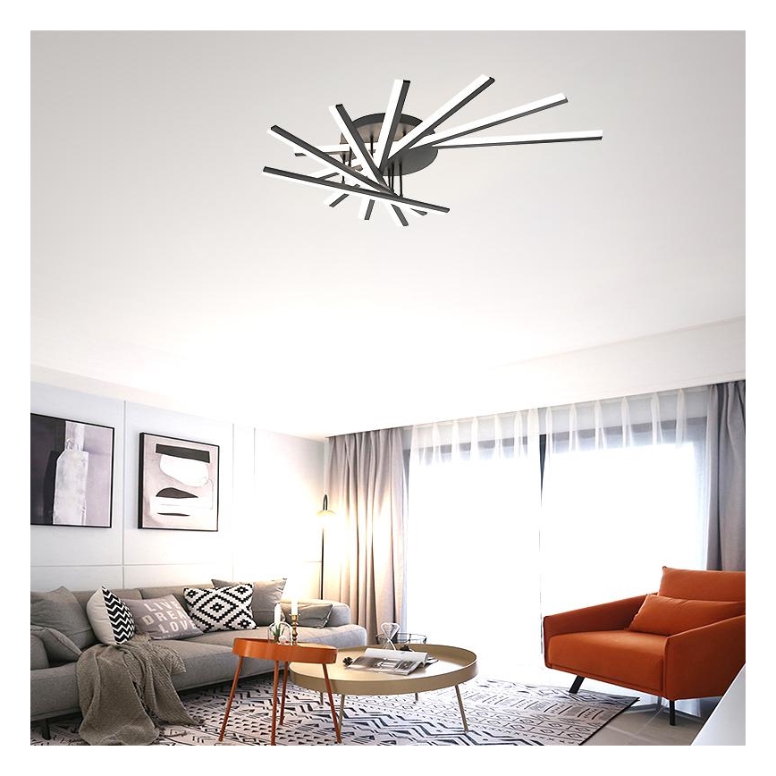 Candeeiro integrado LED com regulação LED/120W/230V 3000-6500K + comando