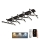 Candeeiro integrado LED com regulação LED/125W/230V 3000-6500K + comando