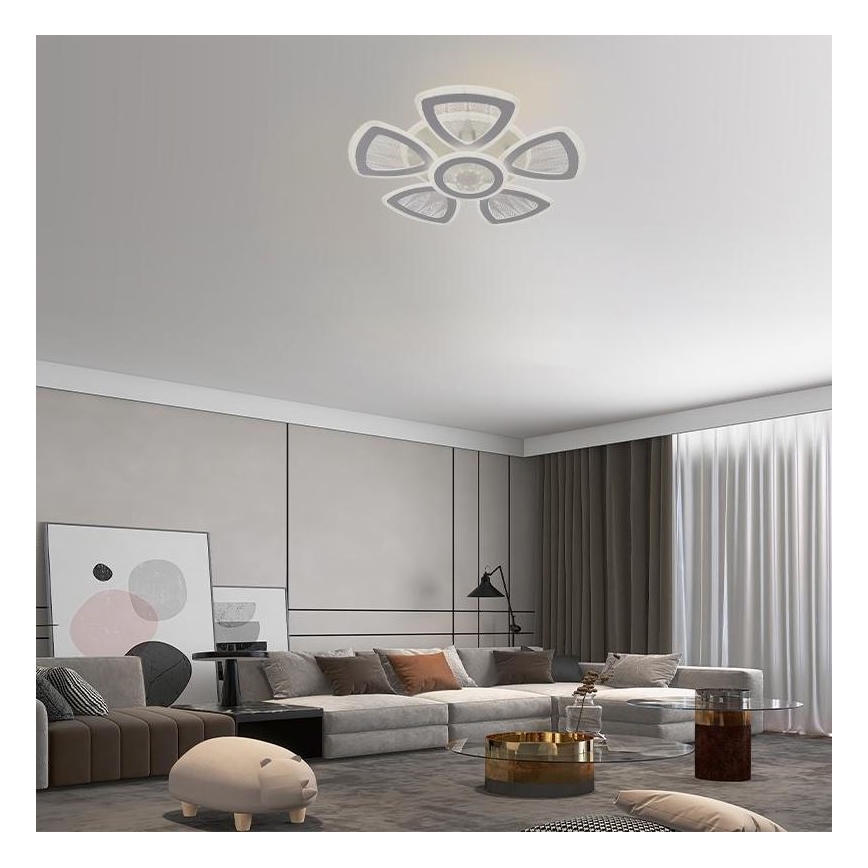 Candeeiro integrado LED com regulação LED/145W/230V 3000-6500K + comando