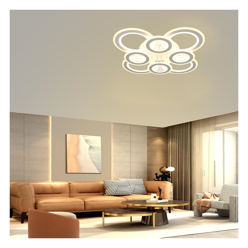 Candeeiro integrado LED com regulação LED/200W/230V 3000-6500K + comando