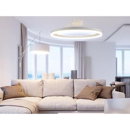 Candeeiro integrado LED com regulação LED/40W/230V 3000-6500K branco + comando