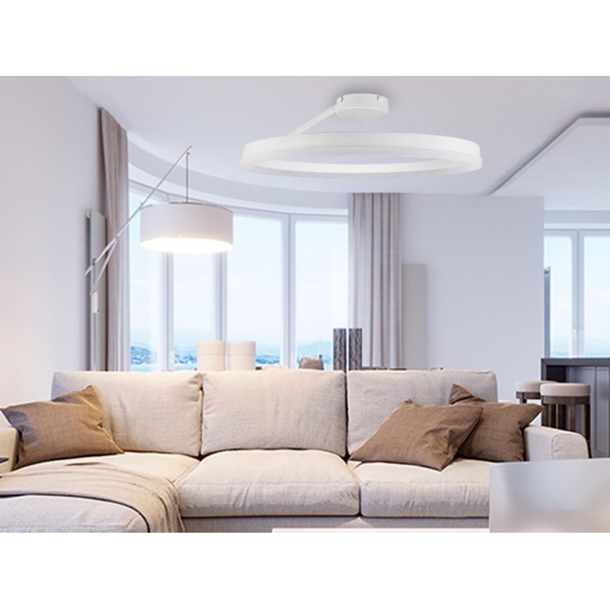 Candeeiro integrado LED com regulação LED/40W/230V 3000-6500K branco + comando