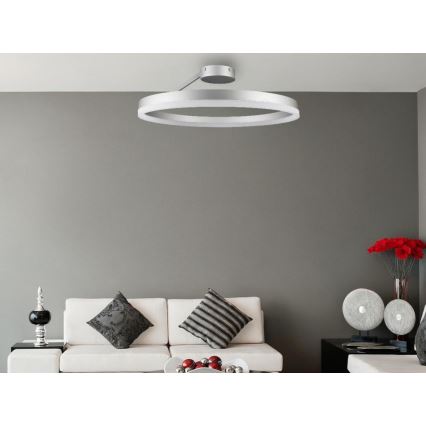 Candeeiro integrado LED com regulação LED/40W/230V 3000-6500K cromado mate + comando