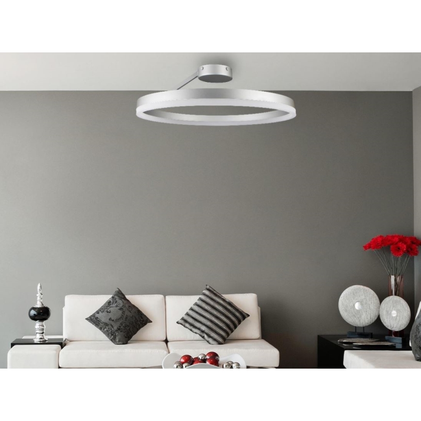 Candeeiro integrado LED com regulação LED/40W/230V 3000-6500K cromado mate + comando