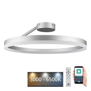 Candeeiro integrado LED com regulação LED/40W/230V 3000-6500K cromado mate + comando