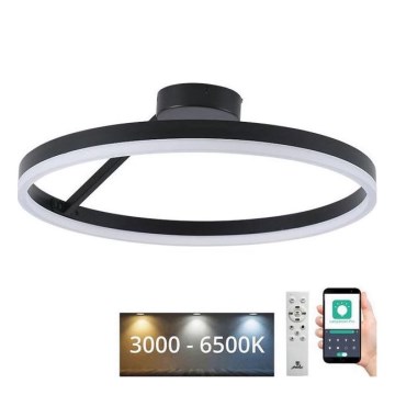 Candeeiro integrado LED com regulação LED/40W/230V 3000-6500K preto + comando