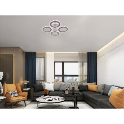 Candeeiro integrado LED com regulação LED/55W/230V 3000-6500K + comando