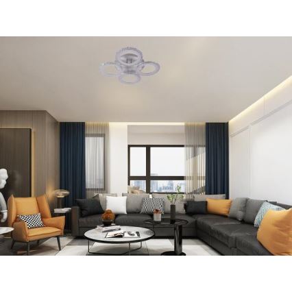 Candeeiro integrado LED com regulação LED/55W/230V 3000-6500K + comando