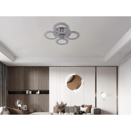 Candeeiro integrado LED com regulação LED/55W/230V 3000-6500K + comando