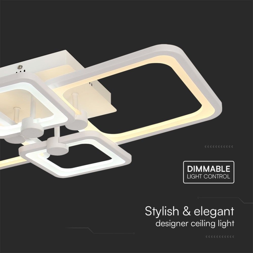 Candeeiro integrado LED com regulação LED/70W/230V 3000-6500K + comando