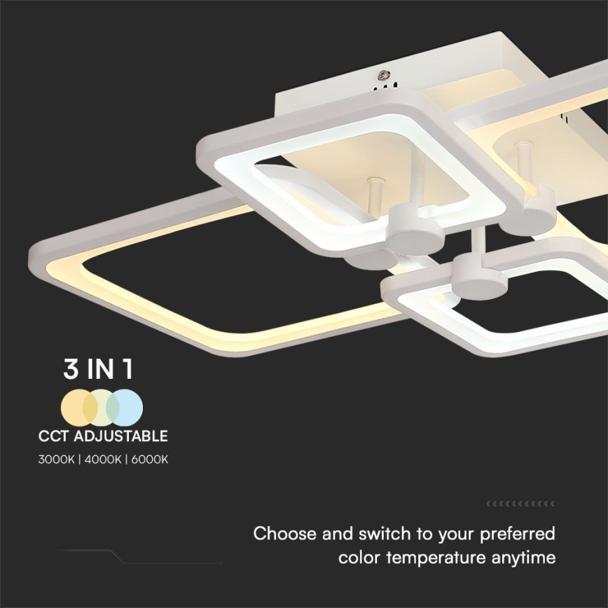Candeeiro integrado LED com regulação LED/70W/230V 3000-6500K + comando