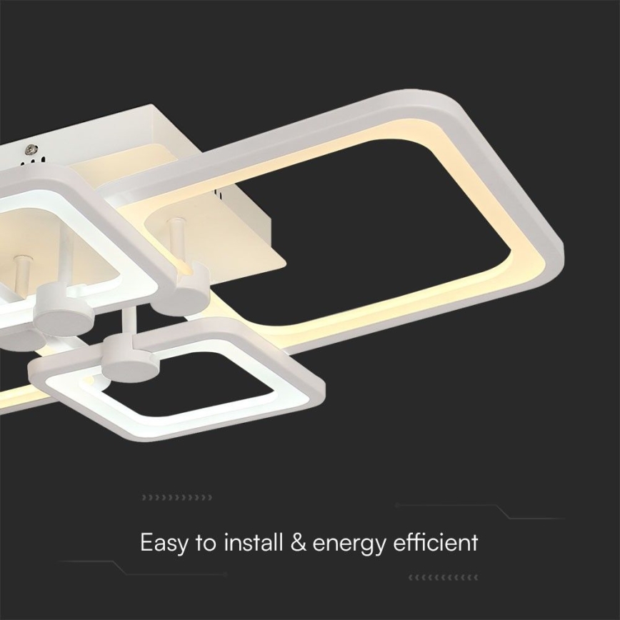 Candeeiro integrado LED com regulação LED/70W/230V 3000-6500K + comando