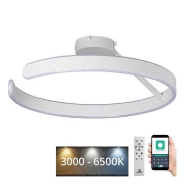 Candeeiro integrado LED com regulação LED/72W/230V 3000-6500K branco + comando