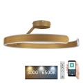 Candeeiro integrado LED com regulação LED/72W/230V 3000-6500K dourado + comando