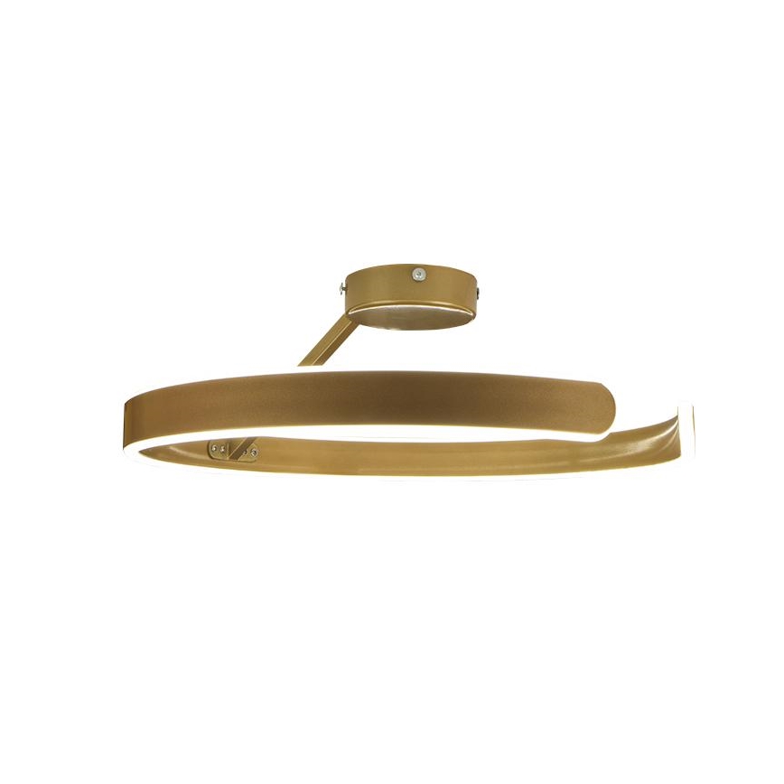 Candeeiro integrado LED com regulação LED/72W/230V 3000-6500K dourado + comando