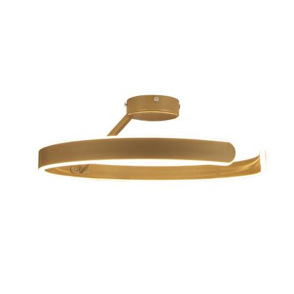 Candeeiro integrado LED com regulação LED/72W/230V 3000-6500K dourado + comando