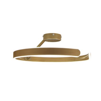 Candeeiro integrado LED com regulação LED/72W/230V 3000-6500K dourado + comando