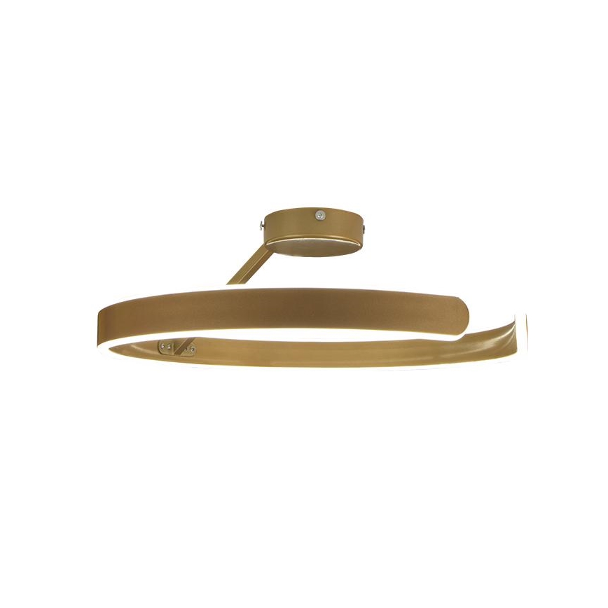 Candeeiro integrado LED com regulação LED/72W/230V 3000-6500K dourado + comando