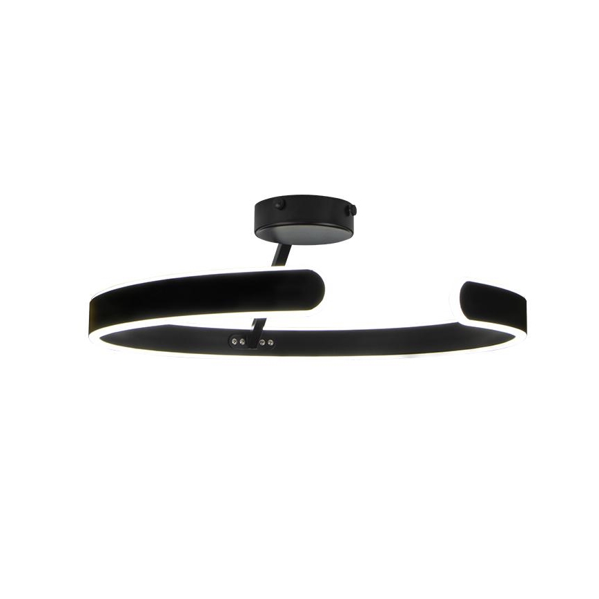 Candeeiro integrado LED com regulação LED/72W/230V 3000-6500K preto + comando