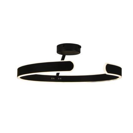 Candeeiro integrado LED com regulação LED/72W/230V 3000-6500K preto + comando