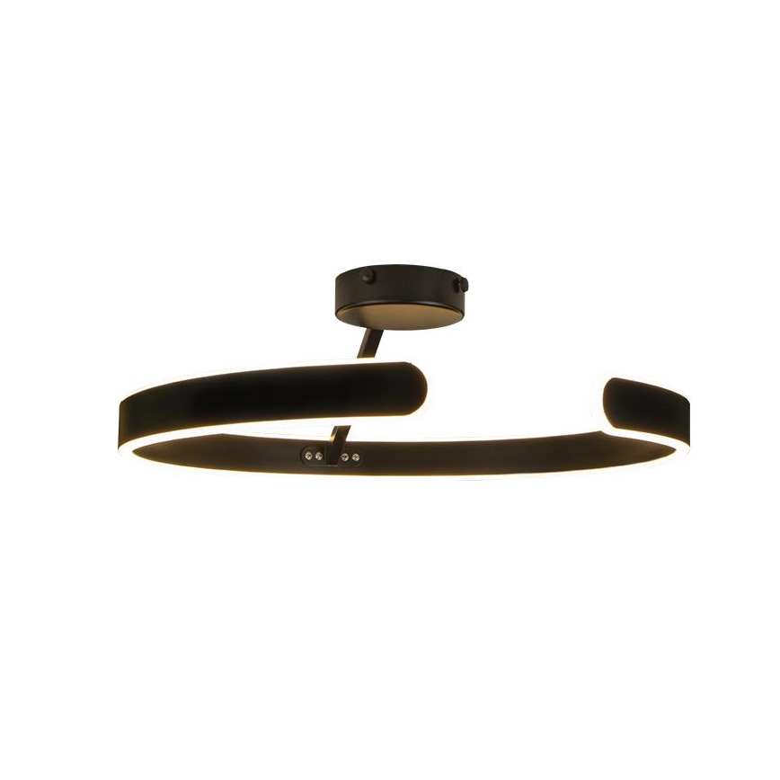 Candeeiro integrado LED com regulação LED/72W/230V 3000-6500K preto + comando