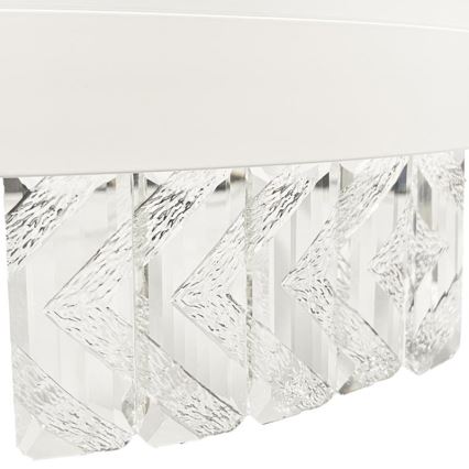 Candeeiro de cristal integrado LED com regulação LED/75W/230V 3000-6500K branco + comando