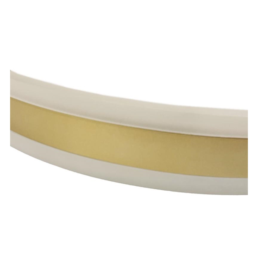Candeeiro integrado LED com regulação LED/86W/230V 3000-6500K dourado + comando