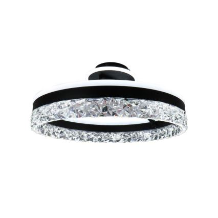 Candeeiro integrado LED com regulação LED/86W/230V 3000-6500K preto + comando