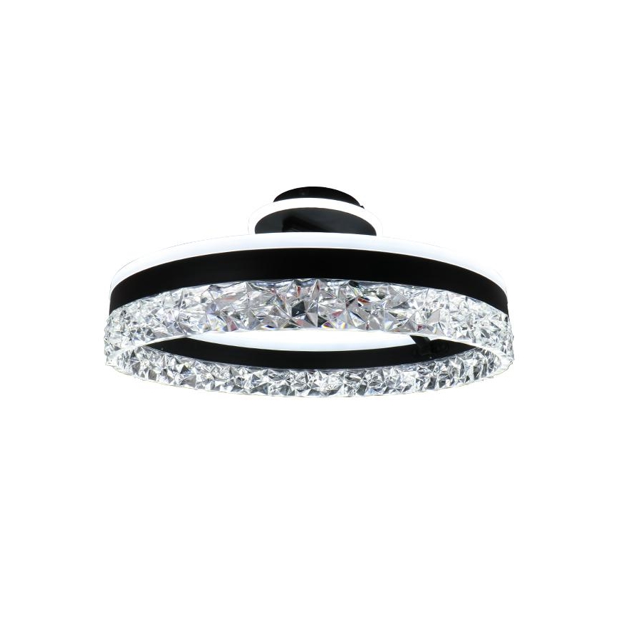 Candeeiro integrado LED com regulação LED/86W/230V 3000-6500K preto + comando