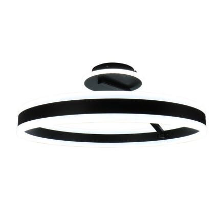 Candeeiro integrado LED com regulação LED/86W/230V 3000-6500K preto + comando