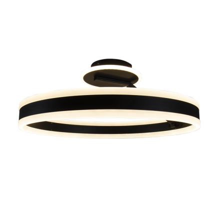 Candeeiro integrado LED com regulação LED/86W/230V 3000-6500K preto + comando