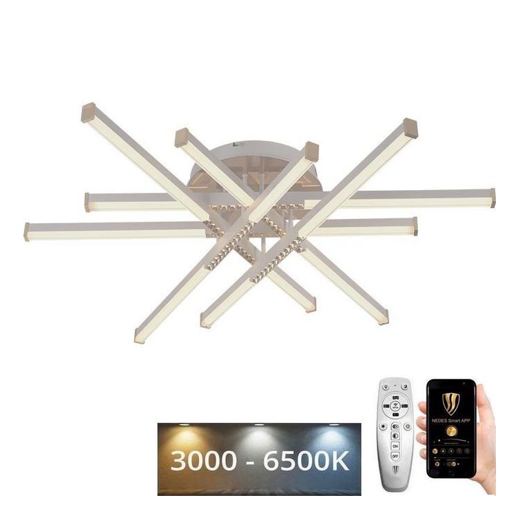 Candeeiro integrado LED com regulação LED/90W/230V 3000-6500K + comando