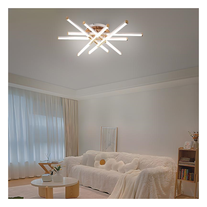 Candeeiro integrado LED com regulação LED/90W/230V 3000-6500K + comando